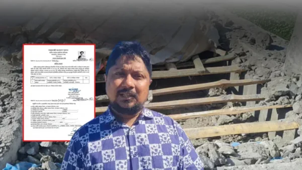 ১০ কোটি টাকার সেতুতে রডের বদলে বাঁশ, প্রকৌশলীকে বান্দরবানে বদলি