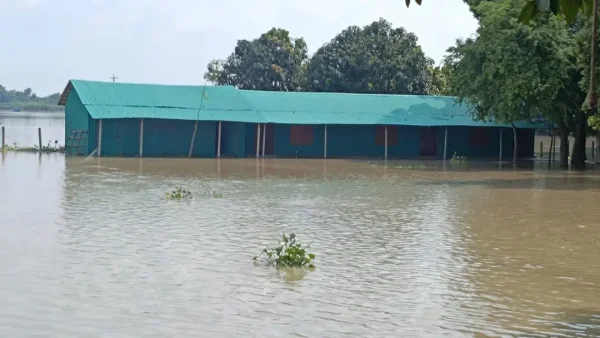 বিপৎসীমার কাছাকাছি পদ্মার পানি, হাজারো মানুষ পানিবন্দি